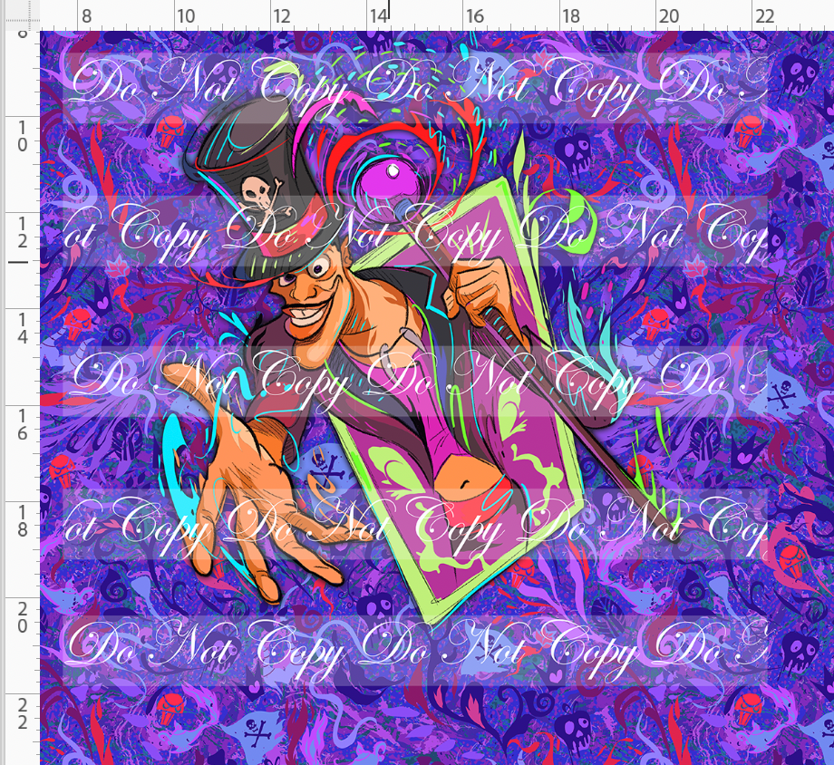 CATALOG - PREORDER - Artistic Villains - Panel - Card Man - Purple Pink - ADULT