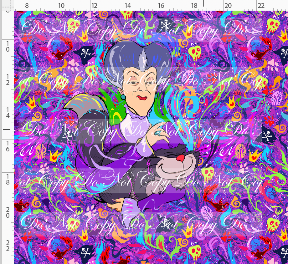 Retail - Artistic Villains - Panel - Cat Lady - Colorful - ADULT