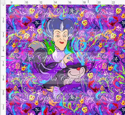 PREORDER - Artistic Villains - Panel - Cat Lady - Colorful - ADULT