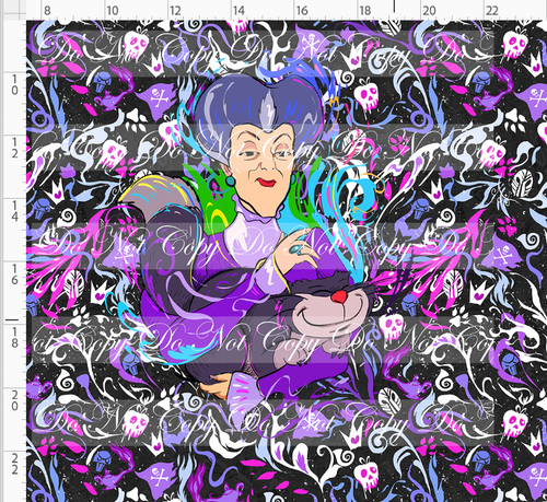 PREORDER - Artistic Villains - Panel - Cat Lady - White Purple Pink - ADULT