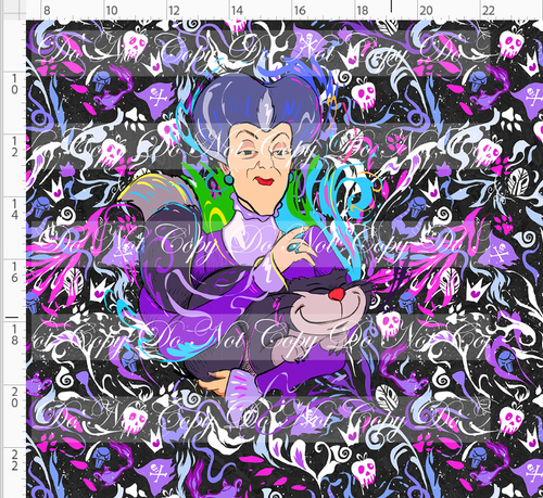 Retail - Artistic Villains - Panel - Cat Lady - White Purple Pink - ADULT