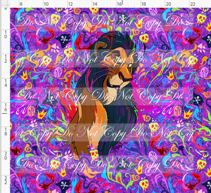 PREORDER - Artistic Villains - Panel - Lion - Colorful - ADULT
