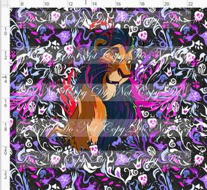 PREORDER - Artistic Villains - Panel - Lion - White Purple Pink - ADULT