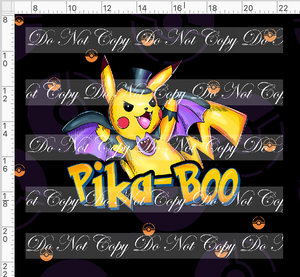 CATALOG - PREORDER R117 - Halloween Critters - Panel - Pikaboo - Black - ADULT