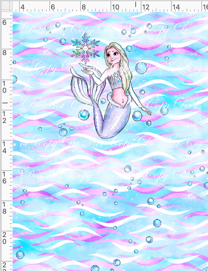 PREORDER - Mermaid Princesses - Panel - Ice - CHILD