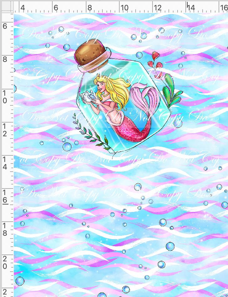 PREORDER - Mermaid Princesses - Panel - Sleeping - Bottle - CHILD