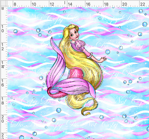 PREORDER - Mermaid Princesses - Panel - Long Hair Princess - ADULT