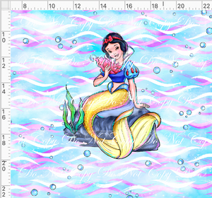 PREORDER - Mermaid Princesses - Panel - Snow - Bottle - ADULT
