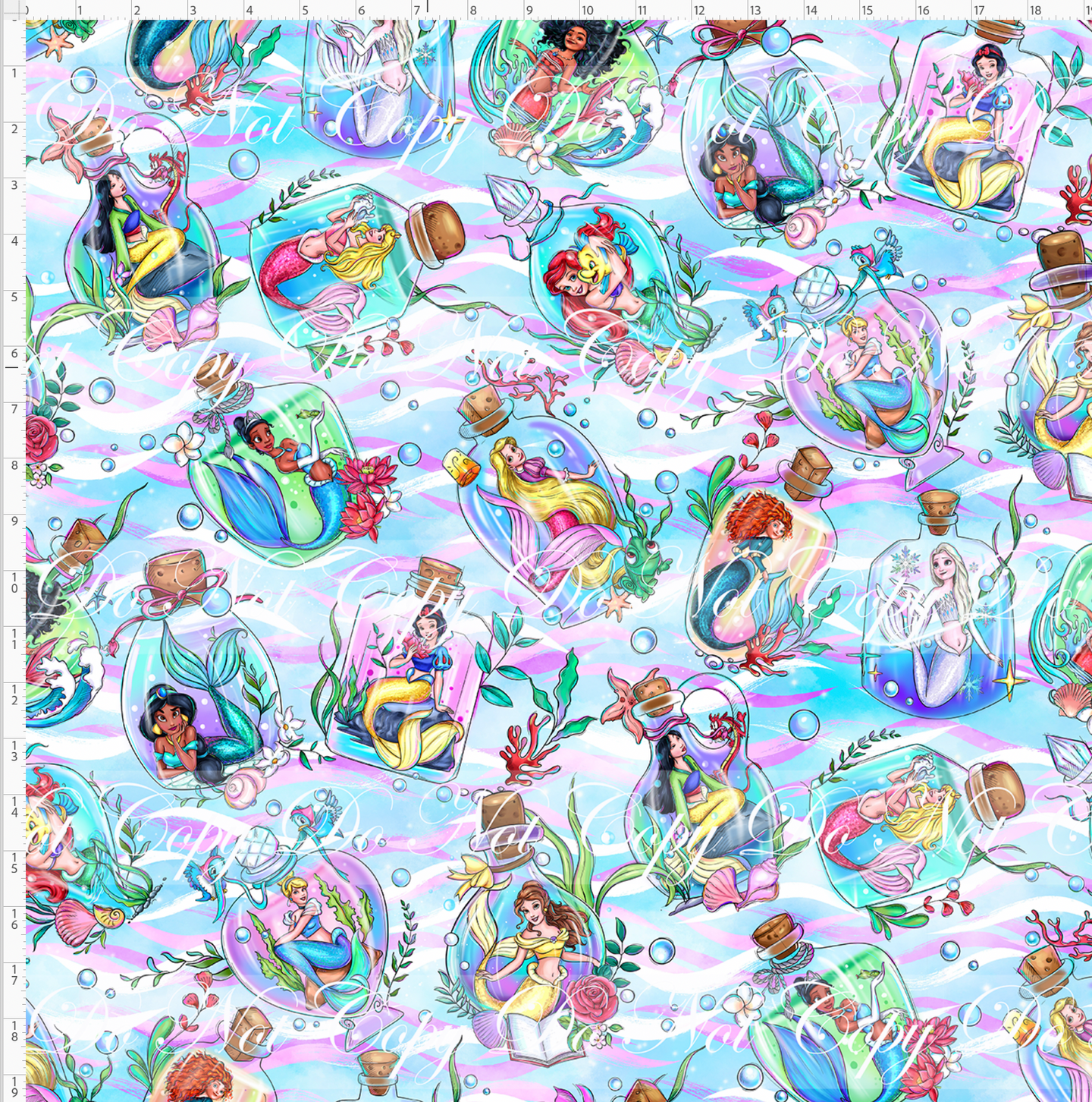 CATALOG - PREORDER - Mermaid Princesses - Bottle - LARGE SCALE