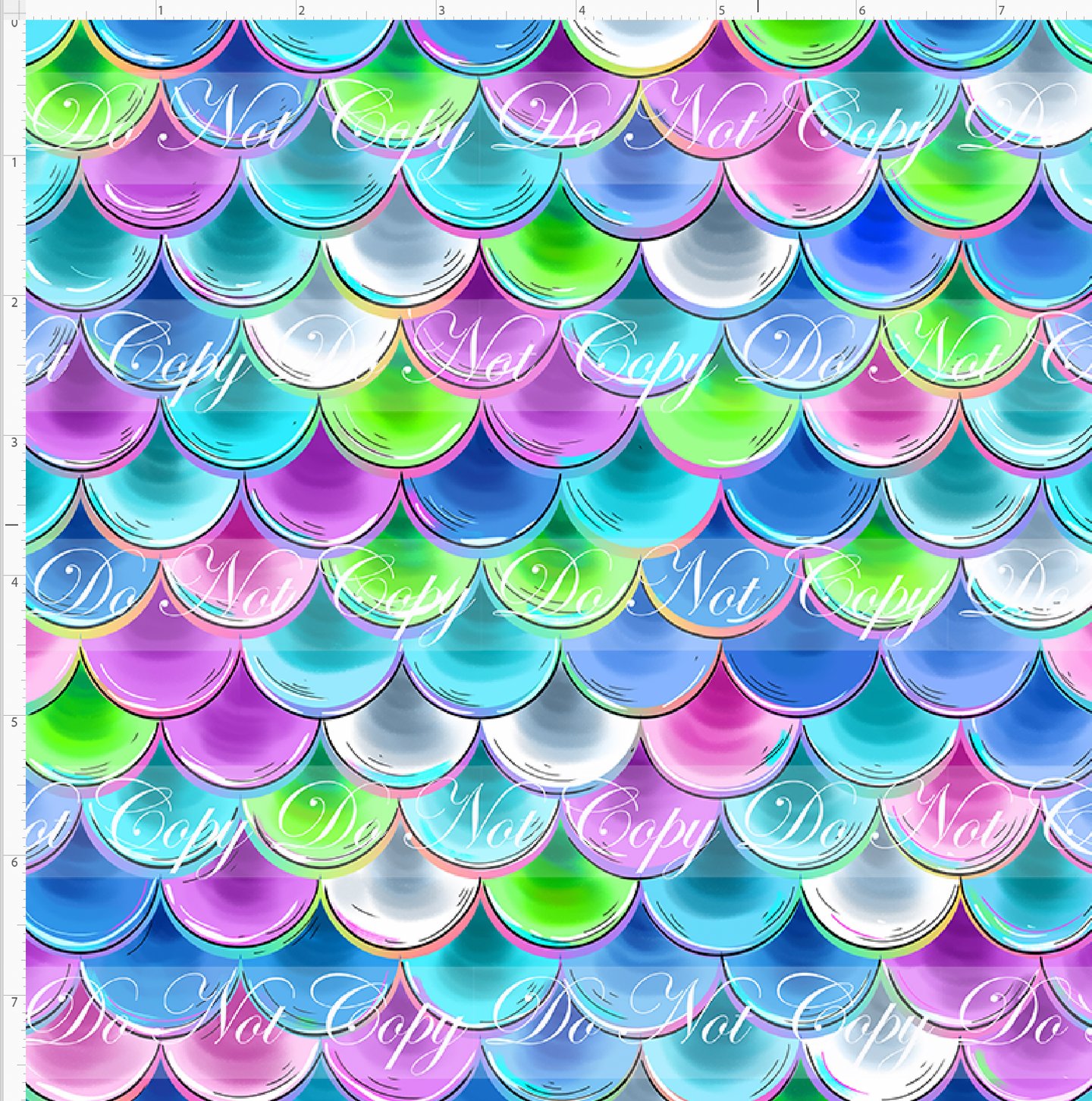 Retail - Mermaid Princesses - Mermaid Scales - Random Color - SMALL SCALE