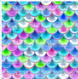 Retail - Mermaid Princesses - Mermaid Scales - Random Color - LARGE SCALE