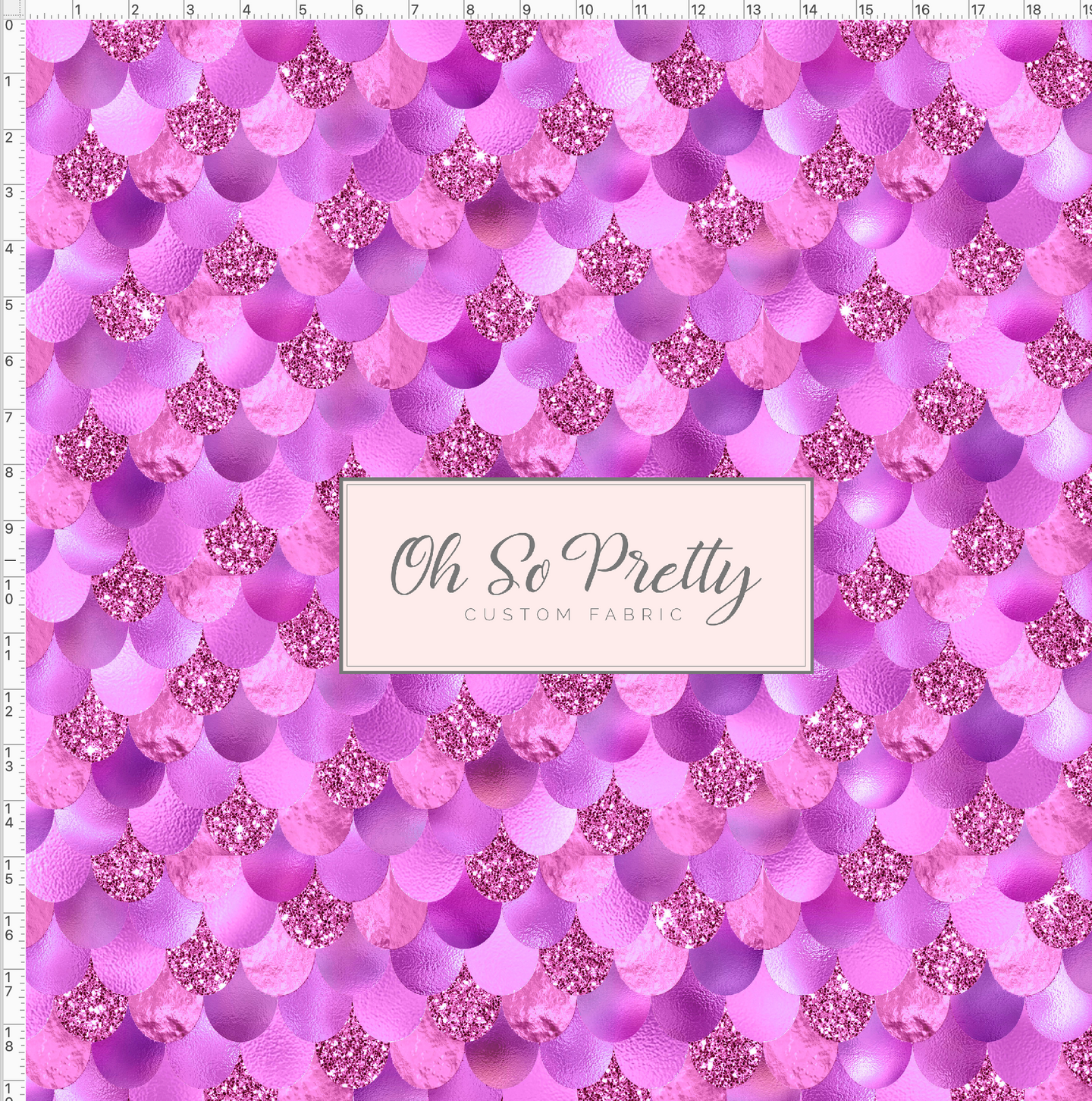 PREORDER - Mermaid Princesses - Scales - Pink and Glitter