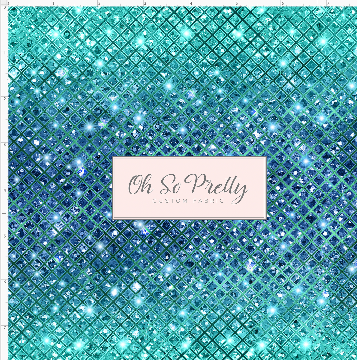 CATALOG - PREORDER - Mermaid Princesses - Glitter Diamond - Aqua