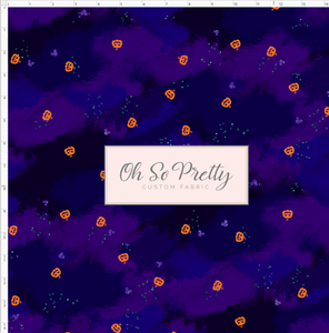 CATLOG - PREORDER R117 - Batty Halloween Party - Background - Blue Purple