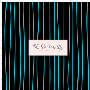 PREORDER - Haunted Jack - Stripes - Black and Teal