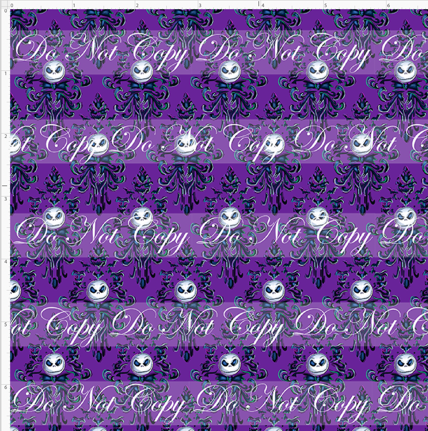 PREORDER - Haunted Jack - Wallpaper - Purple - SMALL SCALE