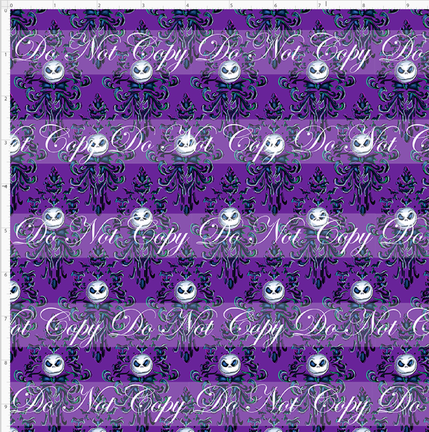 Retail - Haunted Jack - Wallpaper - Purple - REGULAR SCALE