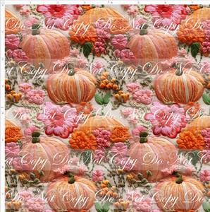 PREORDER - Embroidery Collection - Orange Pumpkins - SMALL SCALE