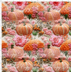 PREORDER - Embroidery Collection - Orange Pumpkins - REGULAR SCALE