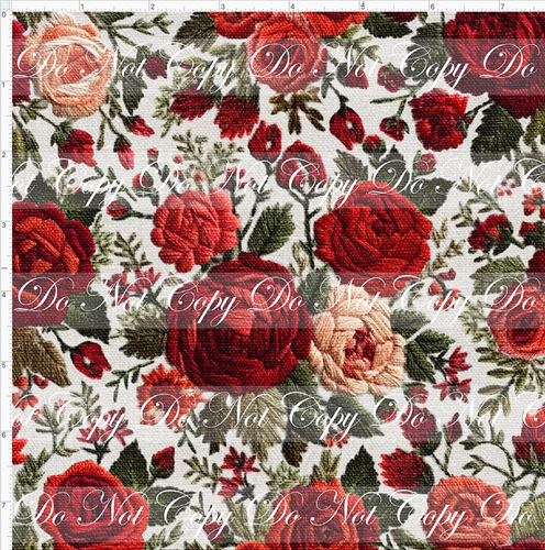 PREORDER - Embroidery Collection - Red Roses - SMALL SCALE