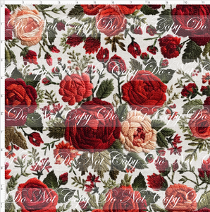 PREORDER - Embroidery Collection - Red Roses - REGULAR SCALE