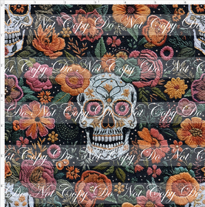 PREORDER - Embroidery Collection - Skull Floral - SMALL SCALE