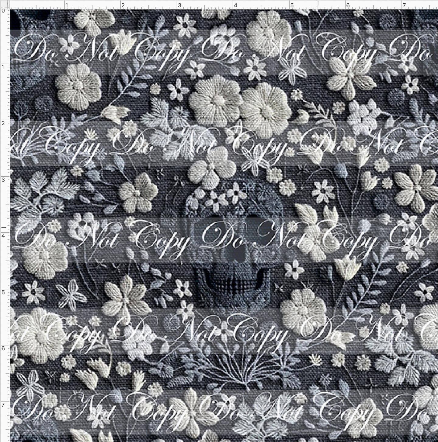 PREORDER - Embroidery Collection - Skulls - SMALL SCALE