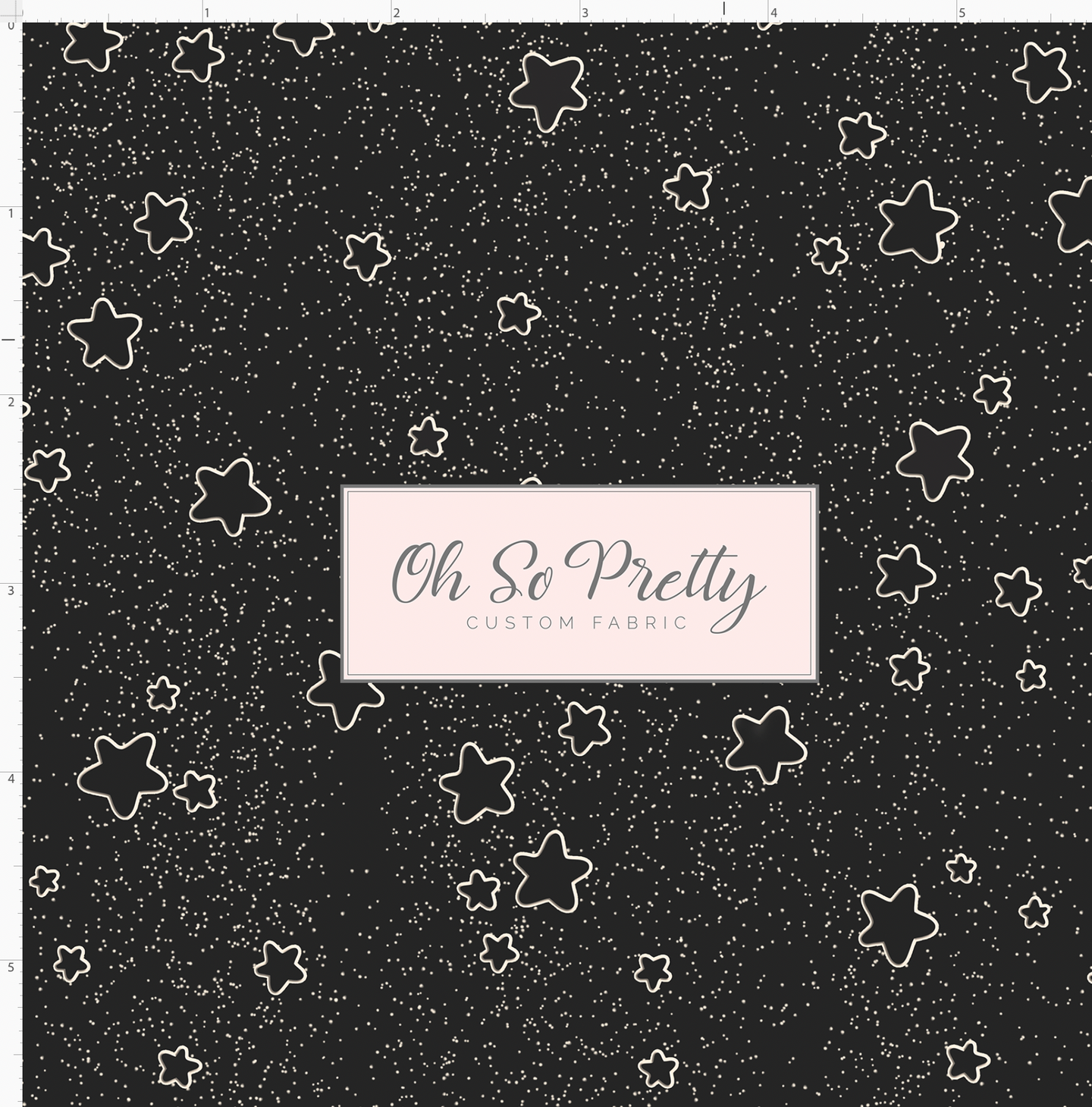 CATALOG - PREORDER R117 - Spooky Pocket Pals - Black Stars on Black