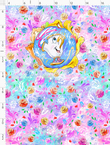 PREORDER R123 - Artistic Blooms - Panel - Chip - CHILD