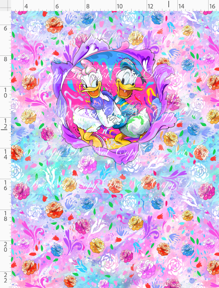 PREORDER - Artistic Blooms - Panel - Ducks - CHILD