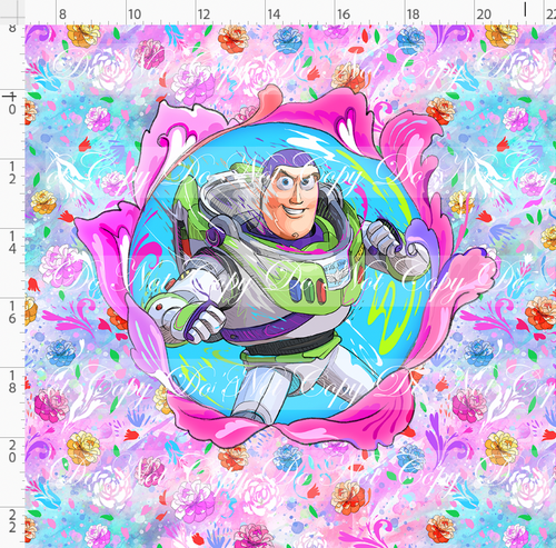 PREORDER R123 - Artistic Blooms - Panel - Buzz - ADULT