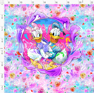 PREORDER R123 - Artistic Blooms - Panel - Ducks - ADULT