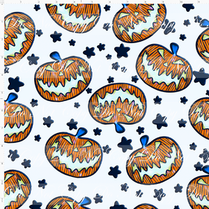 Retail - Glowing NBC - Pumpkins - Blue - White Background - REGULAR SCALE