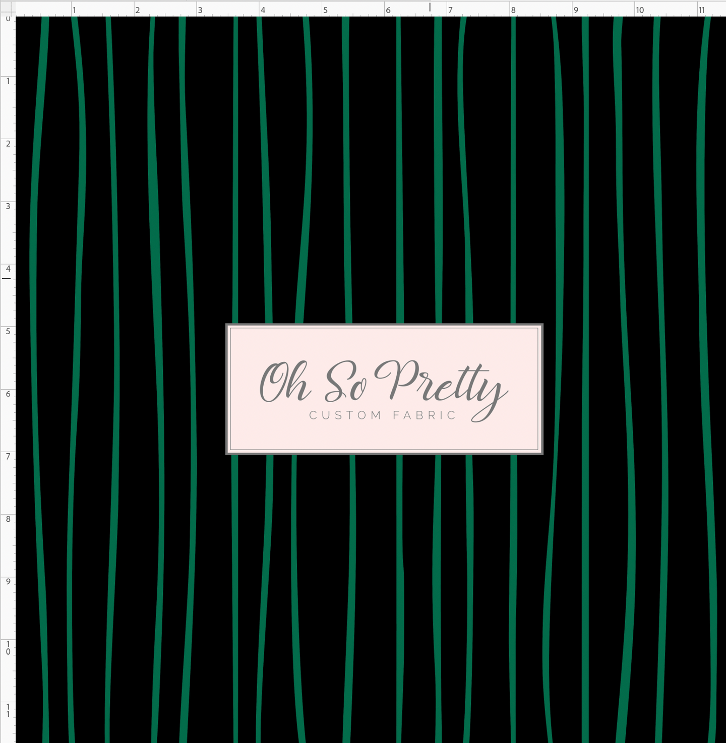 Retail - Christmas Town - Jack Stripe - Green Black