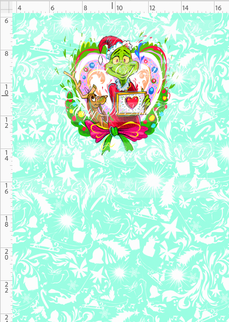 PREORDER - Artistic Meany - Panel - Heart - Mint - CHILD