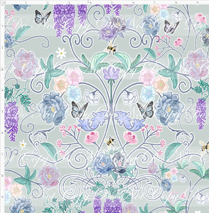 PREORDER R123 - Wisteria - Floral - Green