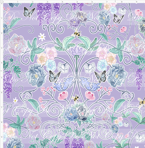 PREORDER R123 - Wisteria - Floral - Purple