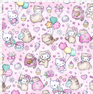 PREORDER R123 - Cutie Cats - Main - Pink - LARGE SCALE