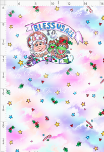 PREORDER - Christmas Carol Doodles - Panel - Colorful - Pig and Frog - CHILD