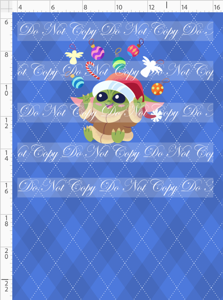 Retail - Festive Christmas - Panel - Baby - Cornflower - CHILD