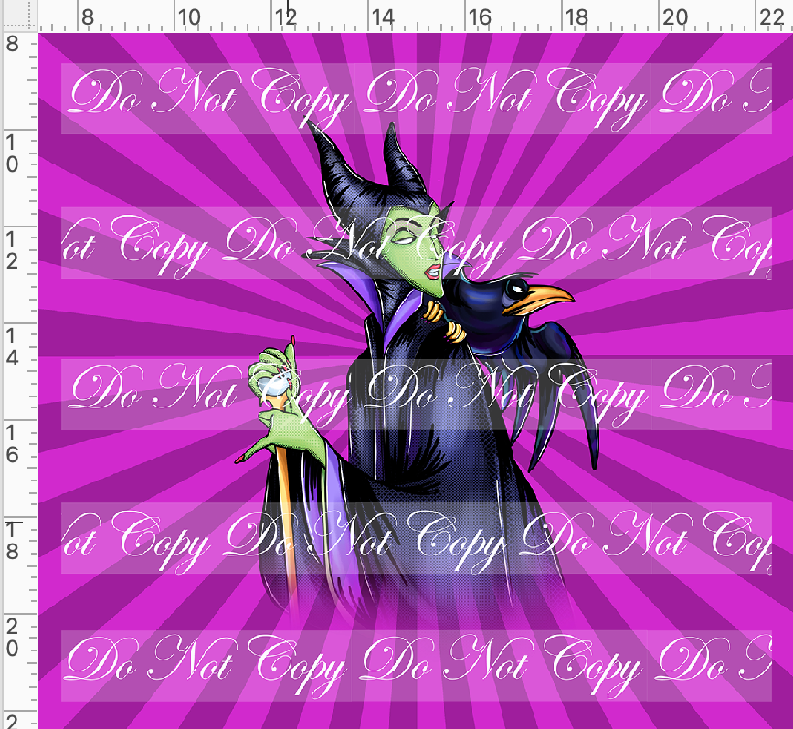 CATALOG - PREORDER R128 - Villain Pop - Panel - Mal - Purple - ADULT