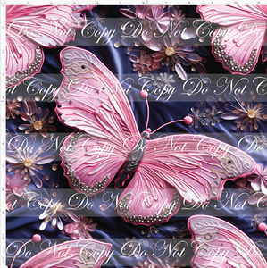 PREORDER - Embroidery Collection - 3D Butterflies - Pink Purple - REGULAR SCALE