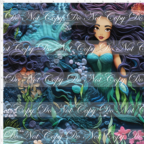 PREORDER - Embroidery Collection - Princess Inspired - Mermaid - REGULAR SCALE