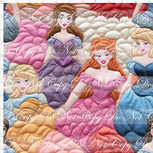 PREORDER - Embroidery Collection - Princess Inspired - Princesses - Quilted - REGULAR SCALE