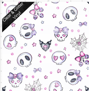 Goth Bunny Fabric, Wallpaper and Home Decor