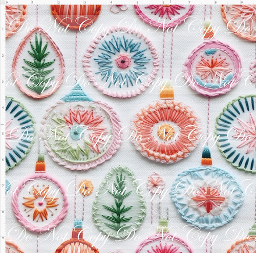 PREORDER - Embroidery Collection - Ornaments - REGULAR SCALE