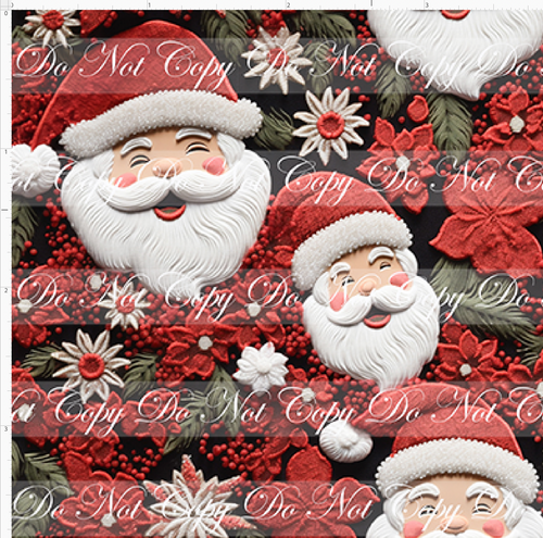 PREORDER - Embroidery Collection - Velvet Santa - SMALL SCALE