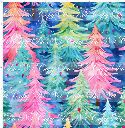 PREORDER - LP Inspired - Christmas - Rainbow Trees - SMALL SCALE