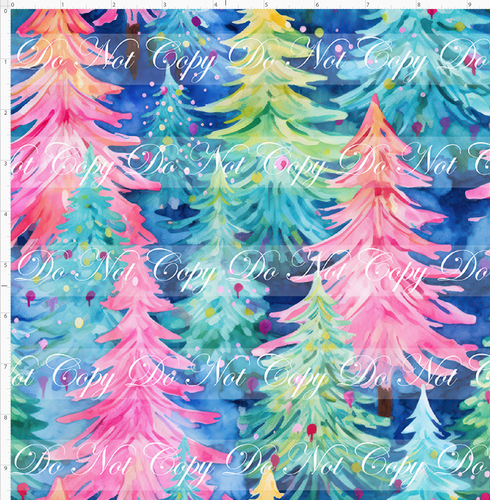 PREORDER - LP Inspired - Christmas - Rainbow Trees - REGULAR SCALE