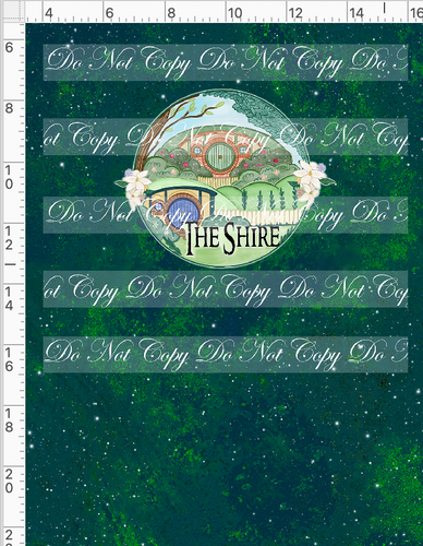 PREORDER R128 - The Shire - Panel - Shire - Green - CHILD